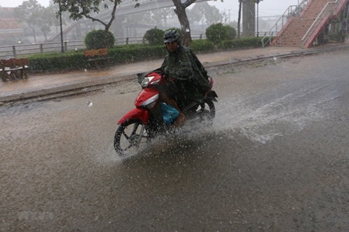Bắc Bộ, Thanh Hóa, Nghệ An có mưa rào và dông, đề phòng lốc và mưa đá